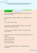 INTUIT BOOKKEEPING PROFESSIONAL CERTIFICATE EXAM CERTIFICATION&NewLine;EVALUATION TESTED QUESTIONS FULL SOLUTION GUIDE
