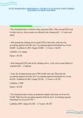 INTUIT BOOKKEEPING PROFESSIONAL CERTIFICATE EXAM FINAL PAPER VERIFIED&NewLine;QUESTIONS ACCURATE SOLUTIONS