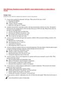 NSG 3100 Exam 2 Questions & Answers 2026&sol;2027 &vert; Latest Updated &lpar;Graded A&plus;&rpar; &vert; Galen College of&NewLine;Nursing