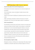 C909 Questions with Correct Answers