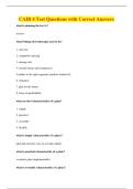 CAIB 4 Test Questions with Correct Answers