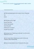 INTUIT TAX LEVEL 1 EXAM SET ACTUAL TEST PAPER QUESTIONS CORRECT ANSWERS&NewLine;GRADED A PLUS