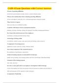 CAIB 4 Exam Questions with Correct Answers