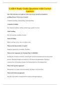 CAIB 4 Study Guide Questions with Correct&NewLine;Answers