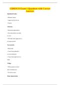 CIDESCO Exam 1 Questions with Correct&NewLine;Answers