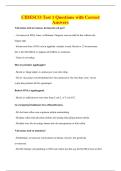 CIDESCO Test 1 Questions with Correct&NewLine;Answers