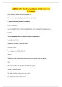 CIDESCO Test Questions with Correct&NewLine;Answers