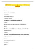 CIDESCO Anatomy Questions with Correct&NewLine;Answers