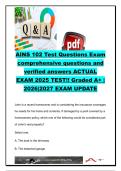 AINS 102 Personal Insurance &vert; 60 Comprehensive Practice Questions & Verified Answers &vert; Homeowners Insurance&comma; Personal Auto Policy &lpar;PAP&rpar;&comma; Personal Liability&comma; NFIP & Umbrella Insurance