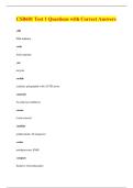 BUNDLE OF CSB601  QUESTIONS WITH 100&percnt; CORRECT ANSWERS