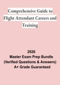 Comprehensive Guide to Flight Attendant Careers & Training PDF &vert; Study Guide&comma; Practice Questions & Cabin Crew Exam Prep
