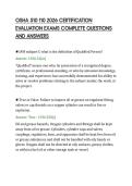 OSHA 510 110 2026 CERTIFICATION&NewLine;EVALUATION EXAMS COMPLETE QUESTIONS&NewLine;AND ANSWERS&NewLine;