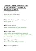 OSHA 510 COMPILED EXAM 2026 EXAM&NewLine;SCRIPT TEST PAPER QUESTIONS AND&NewLine;SOLUTIONS GRADED A&plus;&NewLine;