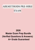 Air Methods Pre-Hire Exam Study Guide PDF &vert; Practice Questions&comma; Test Bank & Air Medical Hiring Assessment Prep