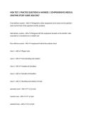 MDA TEST &vert; PRACTICE QUESTIONS & ANSWERS &vert; COMPREHENSIVE MEDICAL ASSISTING STUDY GUIDE 2026&sol;2027