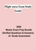 Flight Nurse Exam Study Guide PDF &vert; Practice Questions&comma; Test Bank & Air Medical Certification Prep