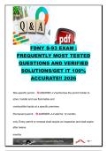 FDNY S-93 Certificate of Fitness Exam &vert; 120&plus; Practice Questions & Verified Answers &vert; Flammable & Combustible Liquids&comma; Hazardous Materials&comma; Storage Requirements&comma; Fire Extinguishers&comma; NFPA 704 & Permit Regulations &vert; Fire Department of the City of New York &lpar;F