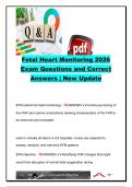 Electronic Fetal Monitoring &lpar;EFM&rpar; Certification Exam &vert; 250&plus; Practice Questions & Verified Answers &vert; Fetal Heart Rate &lpar;FHR&rpar;&comma; Baseline Variability&comma; Accelerations&comma; Decelerations&comma; NICHD Categories & Intrapartum Nursing &vert; AWHONN