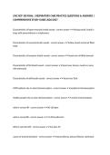 SJVC RCP 100 FINAL &vert; RESPIRATORY CARE PRACTICE QUESTIONS & ANSWERS &vert; COMPREHENSIVE STUDY GUIDE 2026&sol;2027