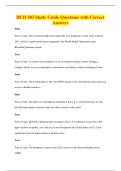 HCD 303 Study Guide Questions with Correct&NewLine;Answers