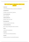 HLT 110 Chapter 4 Questions with Correct&NewLine;Answers