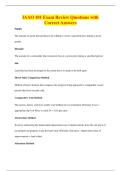 IAAO 101 Exam Review Questions with&NewLine;Correct Answers