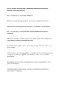 SJVC RCP 100 FINAL REVIEW & CLO &num;6 &vert; RESPIRATORY CARE PRACTICE QUESTIONS & ANSWERS &vert; STUDY GUIDE 2026&sol;2027