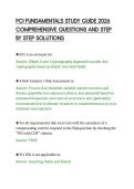 PCI FUNDAMENTALS STUDY GUIDE 2026&NewLine;COMPREHENSIVE QUESTIONS AND STEP&NewLine;BY STEP SOLUTIONS&NewLine;