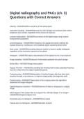 Digital radiography and PACs &lpar;ch&period; 3&rpar; Questions with Correct Answers&NewLine;&NewLine;