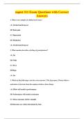 mgmt 311 Exam Questions with Correct&NewLine;Answers