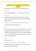 mgmt 311 Ch&period;13 Questions with Correct&NewLine;Answers