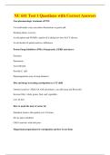 NU 641 Test 1 Questions with Correct Answers