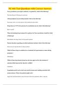 NU 641 Test Questions with Correct Answers