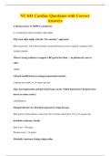 NU 641 Cardiac Questions with Correct&NewLine;Answers