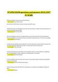 3P APEA EXAM questions and answers 20262027 A&plus; Grade