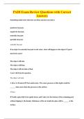 PADI Exam Review Questions with Correct&NewLine;Answers