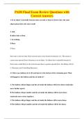 PADI Final Exam Review Questions with&NewLine;Correct Answers