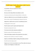 PADI Study Guide Questions with Correct&NewLine;Answers