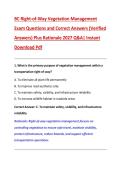 BC Right-of-Way Vegetation Management &NewLine;Exam Questions and Correct Answers &lpar;Verified &NewLine;Answers&rpar; Plus Rationale 2027 Q&A&vert; Instant &NewLine;Download Pdf