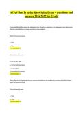 ACAS Best Practice Knowledge Exam 4 questions and answers 20262027 A&plus; Grade