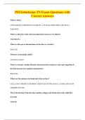 PSI Esthetician TN Exam Questions with&NewLine;Correct Answers