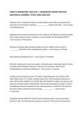 INTRO TO RESPIRATORY CARE TEST 1 &vert; RESPIRATORY THERAPY PRACTICE QUESTIONS & ANSWERS &vert; STUDY GUIDE 2026&sol;2027