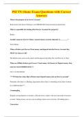 PSI TN &lpar;State&rpar; Exam Questions with Correct&NewLine;Answers