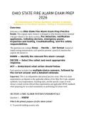OHIO STATE FIRE ALARM EXAM PREP 2026