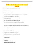PSPO 1 Practice Questions with Correct&NewLine;Answers