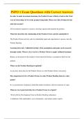 PSPO 1 Exam Questions with Correct Answers