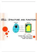 All cell organelles 