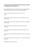 RCP 160 FINAL REVIEW &vert; RESPIRATORY CARE PRACTICE QUESTIONS & ANSWERS &vert; COMPREHENSIVE STUDY GUIDE 2026&sol;2027