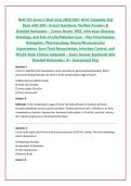 NUR 265 Exam 4 Med-Surg 2026&sol;2027 GCN&colon; Complete Test Bank with 300&plus; Actual Questions&comma; Verified Answers & Detailed Rationales &ndash; Covers Neuro&comma; MSK&comma; Infectious Diseases&comma; Oncology&comma; and End-of-Life&sol;Palliative Care &ndash; Plus Prioritization&comma; Delegation&comma; Pharmacolog