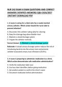 NUR 242 Exam 4 Questions and Correct Answers &vert; Comprehensive Nursing Practice Test